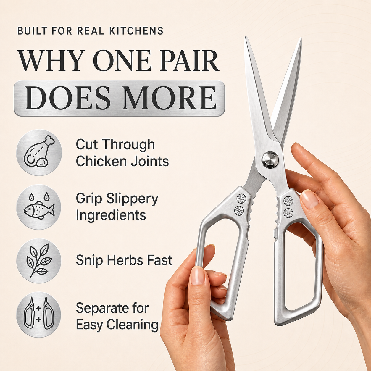 Rivet Kitchen Shears